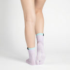 2-toned Tabi Grip Socks in lavender with light blue cuffs, tabi grip socks by Tuelles