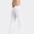 Heart Tabi Grip Stockings in white, tabi grip stockings by Tuelles