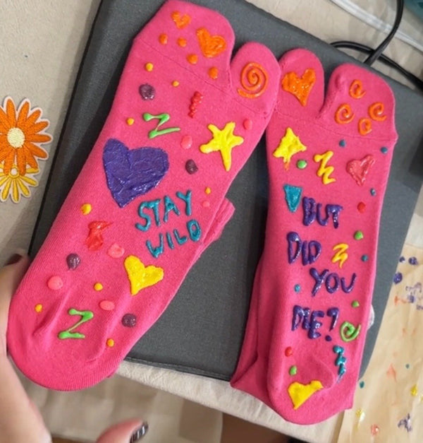tuelles DIY grip sock design 10