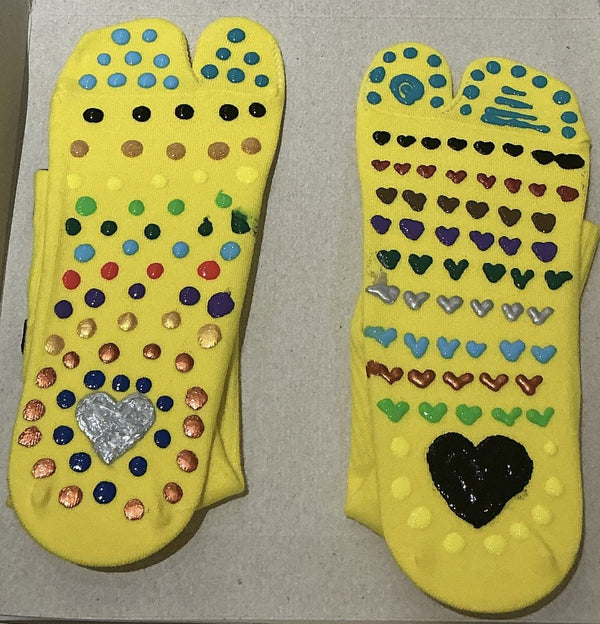 tuelles DIY grip sock design 38