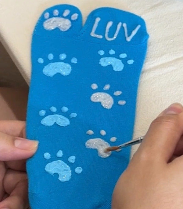 tuelles DIY grip sock design 43