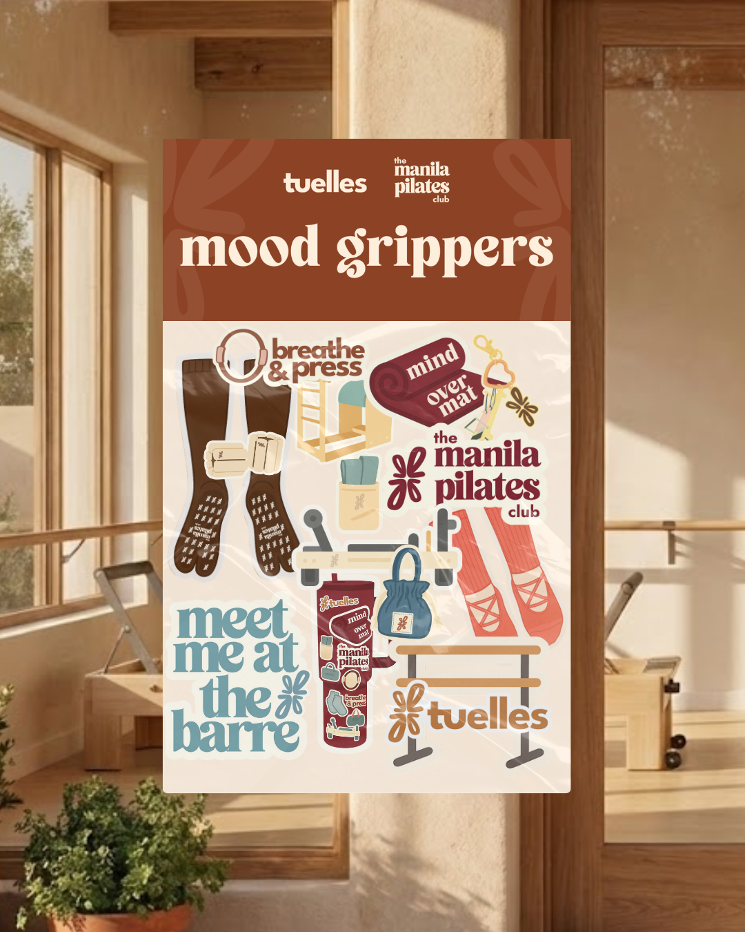 Mood Grippers Pack, mood grippers poster by Tuelles and The Manila Pilates Club